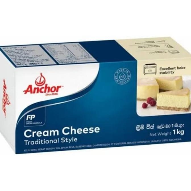 

favorit] Anchor cream cheese 1kg import new zealand ORIGINAL
