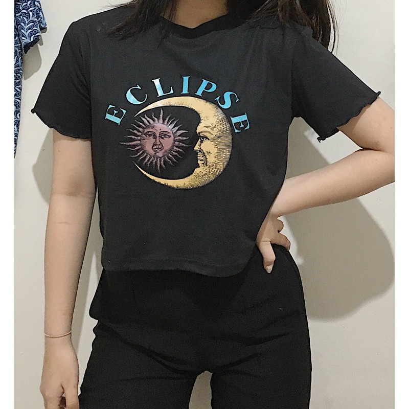 NEW CONDITION h&m look like crop top premium eclipse