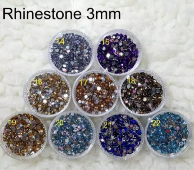 RHINESTONE / GEMSTONE UK. 3MM ISI 29 GR