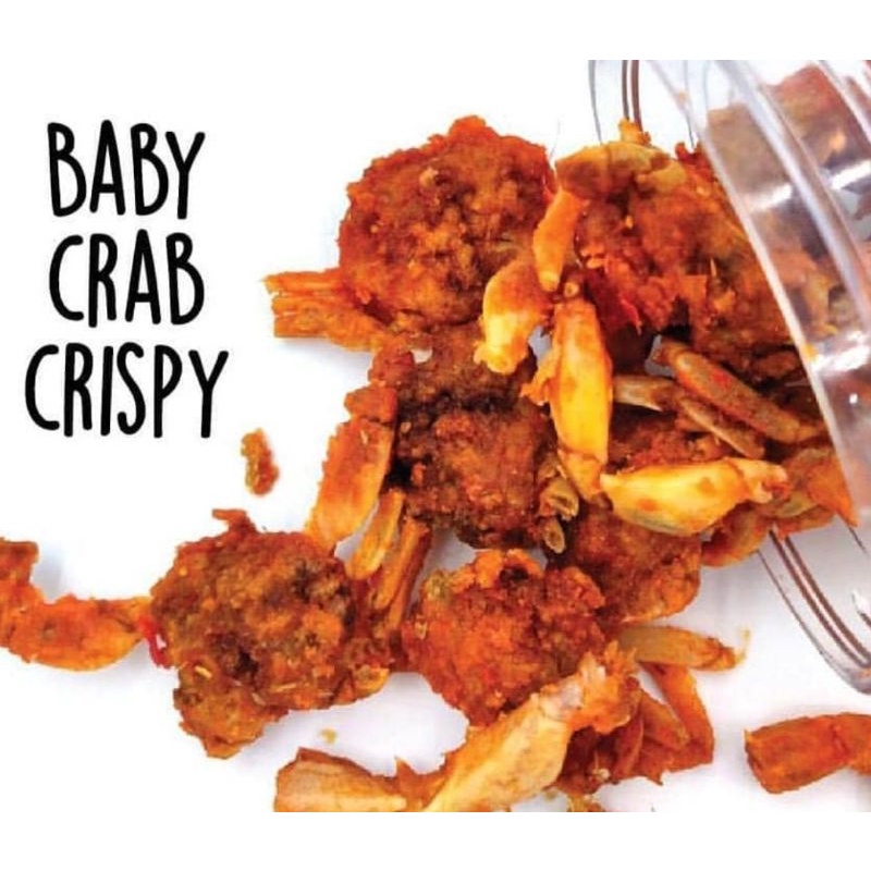 Baby Crabs Crispy Baby Crab Kripsi Pedas Asin Baby Crab 100gr Baby Crap kiloan Snack Seafood