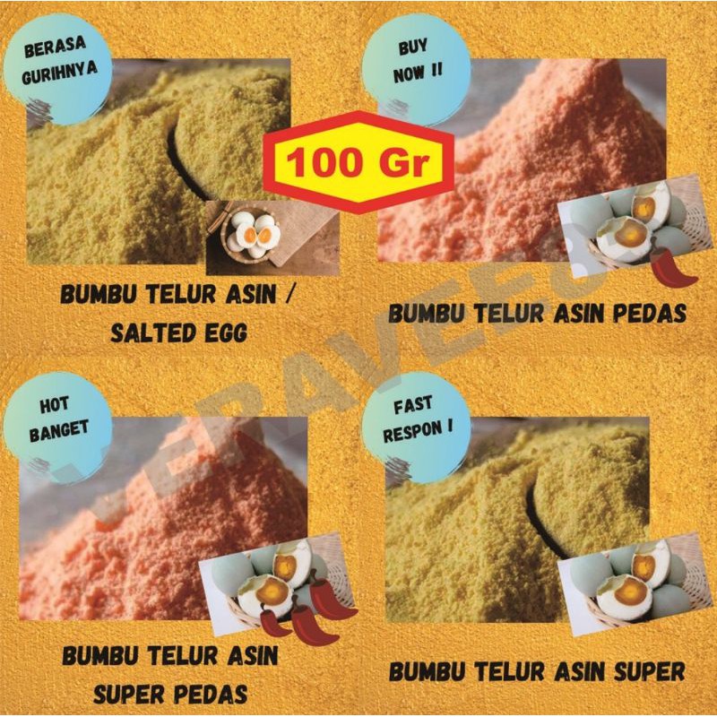 

Bumbu Tabur Rasa Telur Asin Bubuk Instan Salted Egg Telor Asin Murah Enak Cimol Keripik Pisang Snack