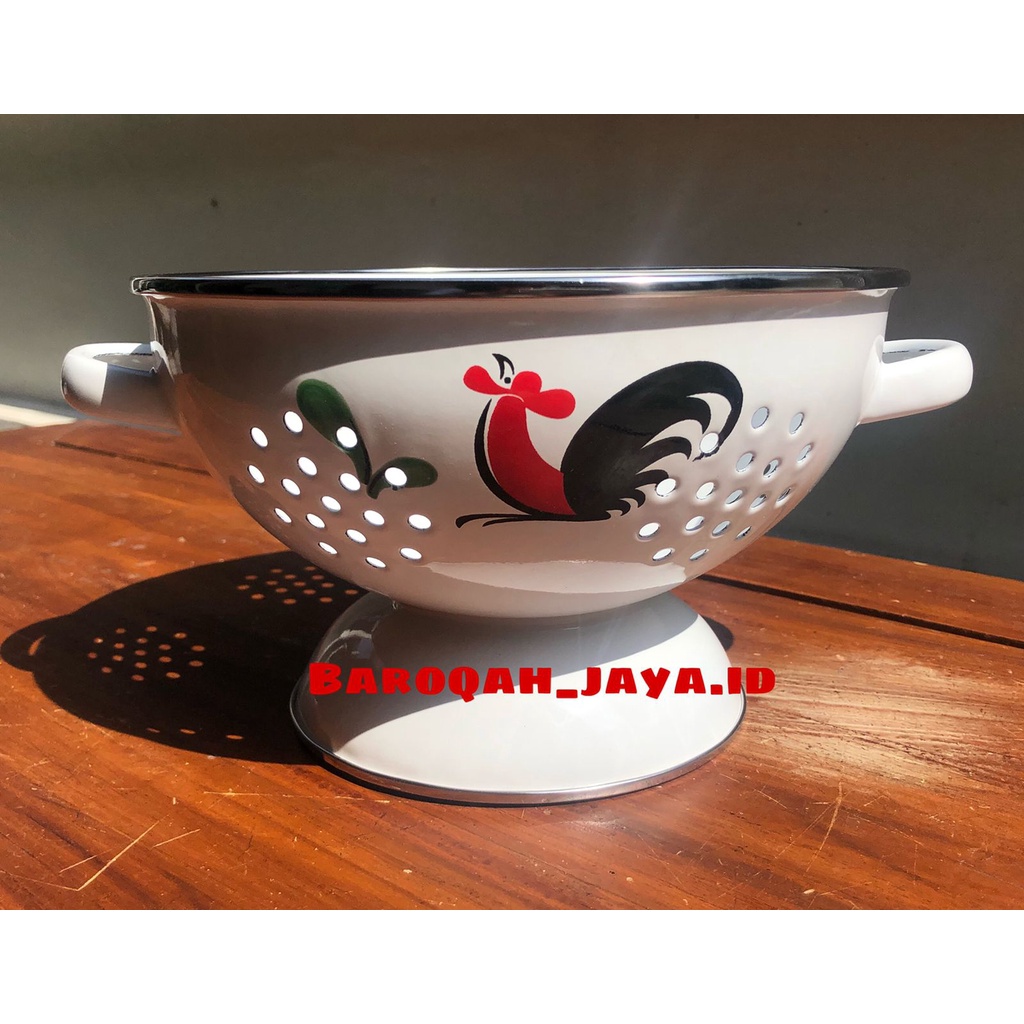 Rice Bowl/Wakul/Wadah Nasi Enamel Kukuruyuk
