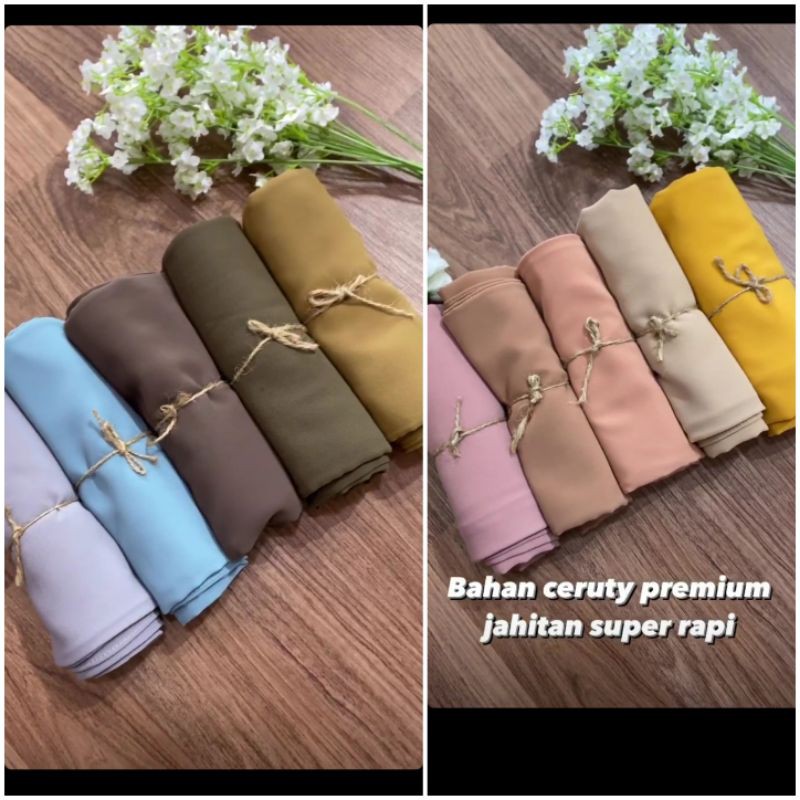 Pashmina Syaban Babydoll Halus Premium TERMURAH / PASMINA CERUTY BABYDOLL HALUS IMPORT