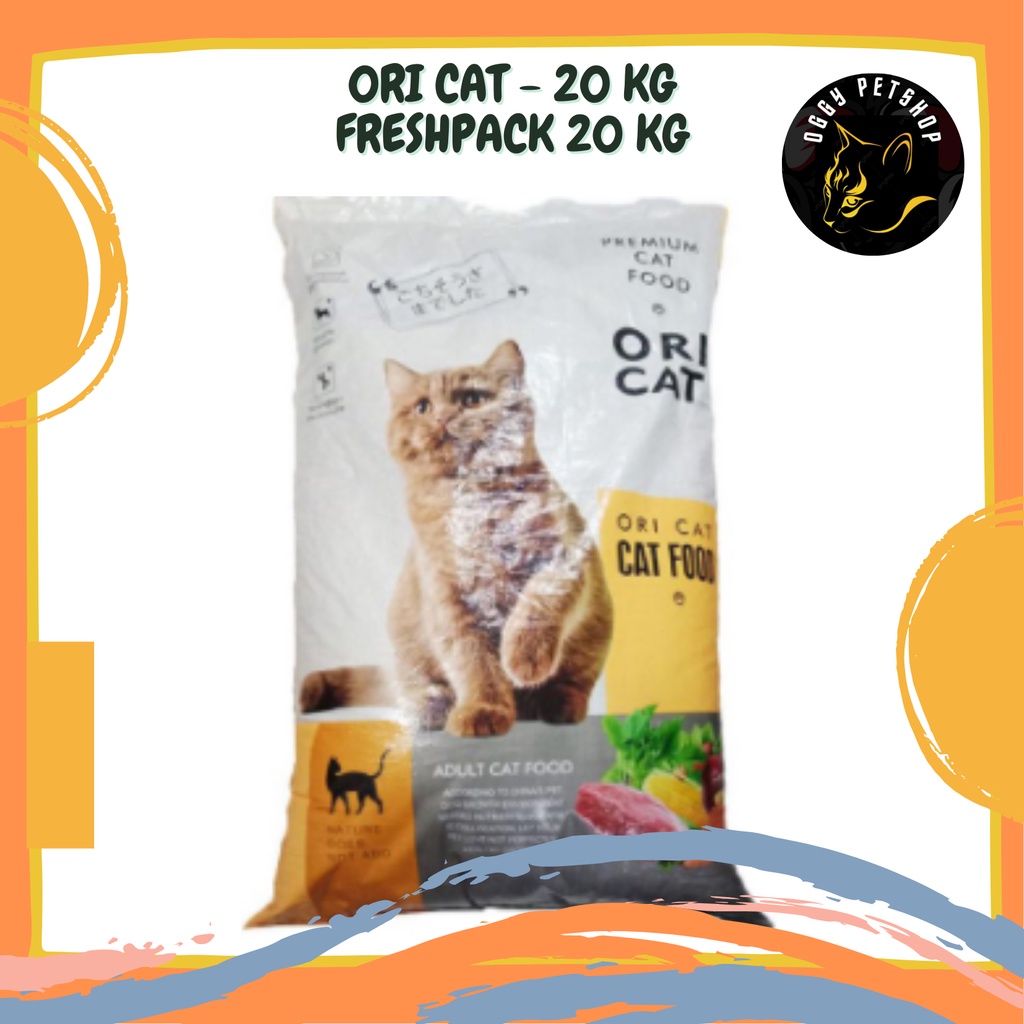 ORICAT/ORI CAT MAKANAN KUCING KEMASAN 20 KG KHUSUS GRAB/GOJEK