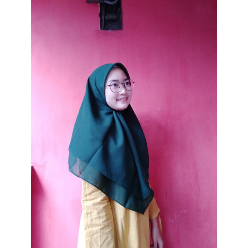 auliya hijab 2 layer non pet