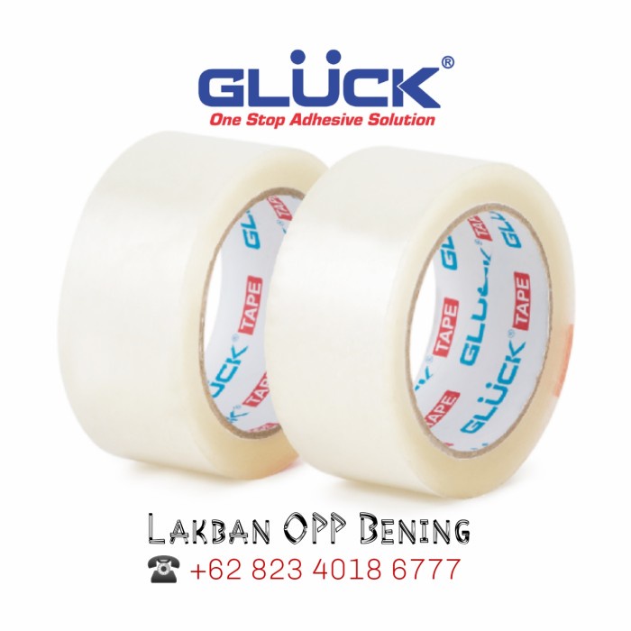 

perekat-pengikat- promo lakban opp bening 2 inch gluck ylw 100 yard no daimaru no nachi - putih