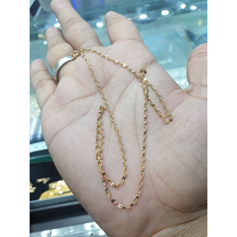 kalung emas asli model eigner