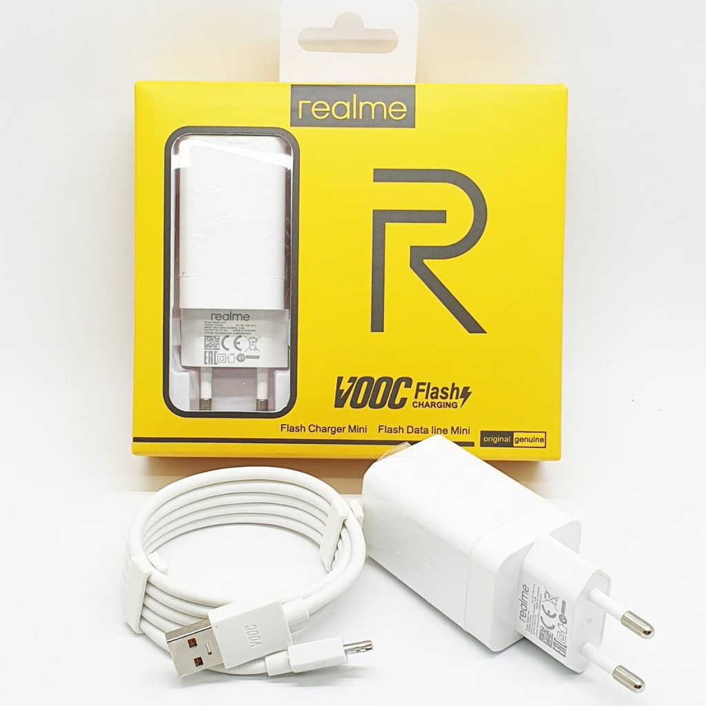 [Jualsemua18]Charger Realme R15 Tipe Micro ( Fast Charging ) Original Packing