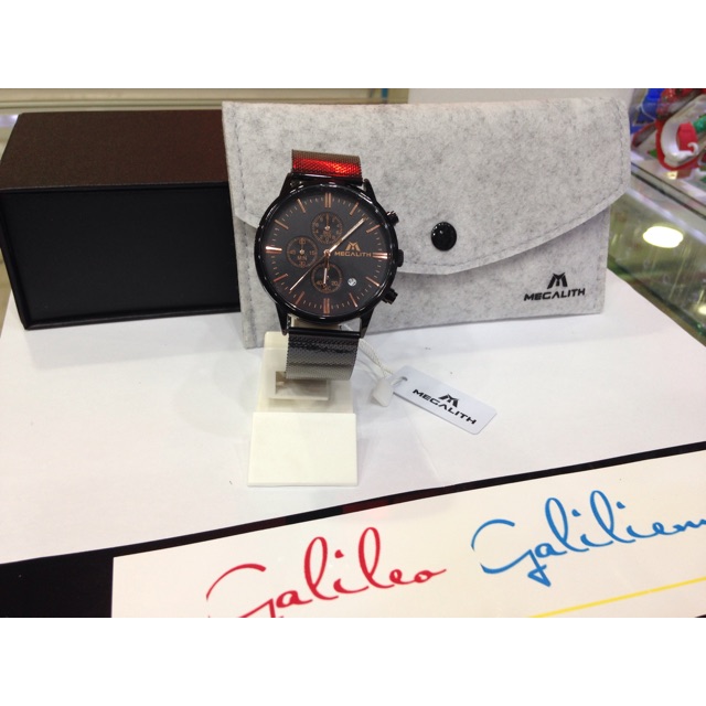 MEGALITH 8028 Chronograph jam tangan pria