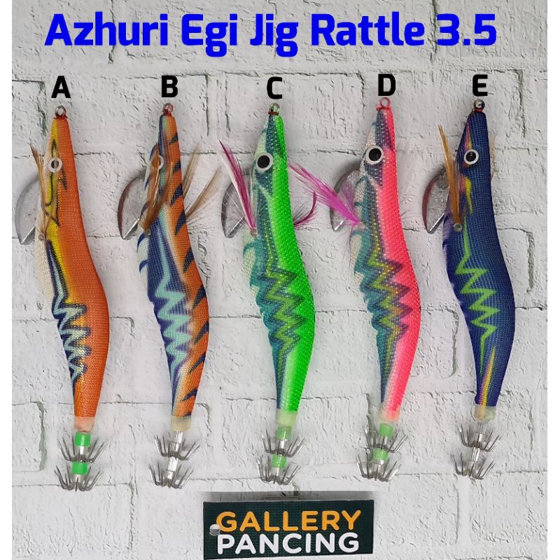 Umpan Cumi Egi Jig Azhuri Rattle size 3.5