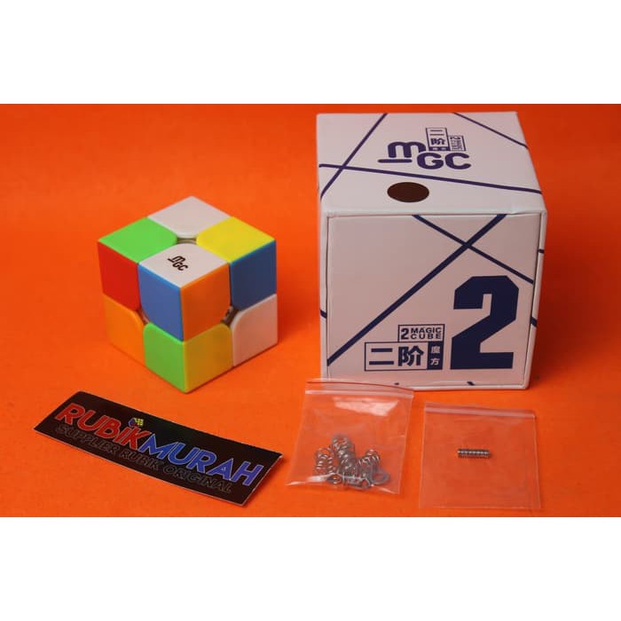 Rubik Yongjun - Rubik Kubus - Pelumas Rubik Rubik 2X2 Speedcube Yj Mgc 2X2 Magnetic Stickerless -