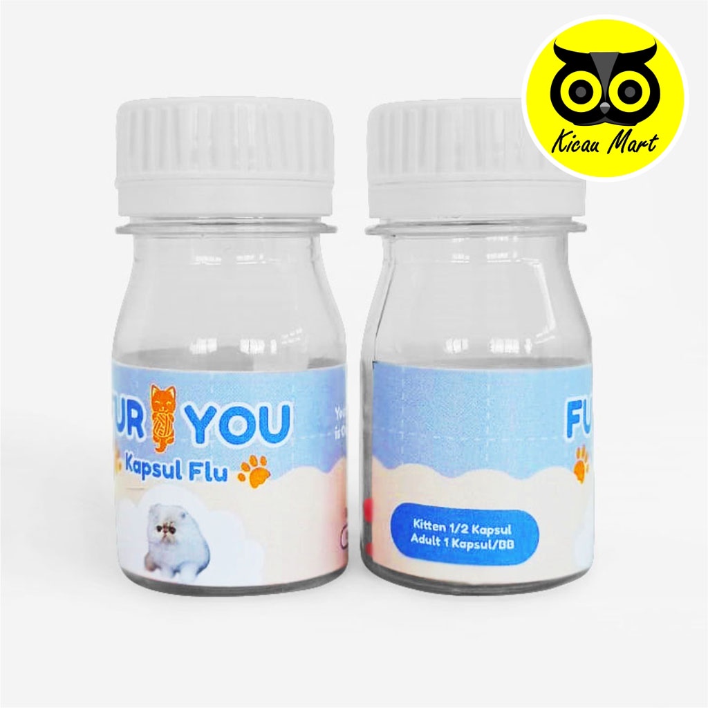 Obat Kucing Flu Hidung Berair Kapsul Fur You Fluend Flucat Doxycat Obat Flu Berat Kucing Kurus Atasi Flu Parah Hidung Mampet Batuk Pilek Demam Ingusan