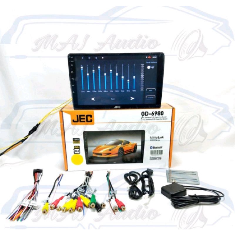 Head Unit ANDROID 9&quot; inch JEC GD 6980 Ram 2Gb / 16 Gb TERBARU