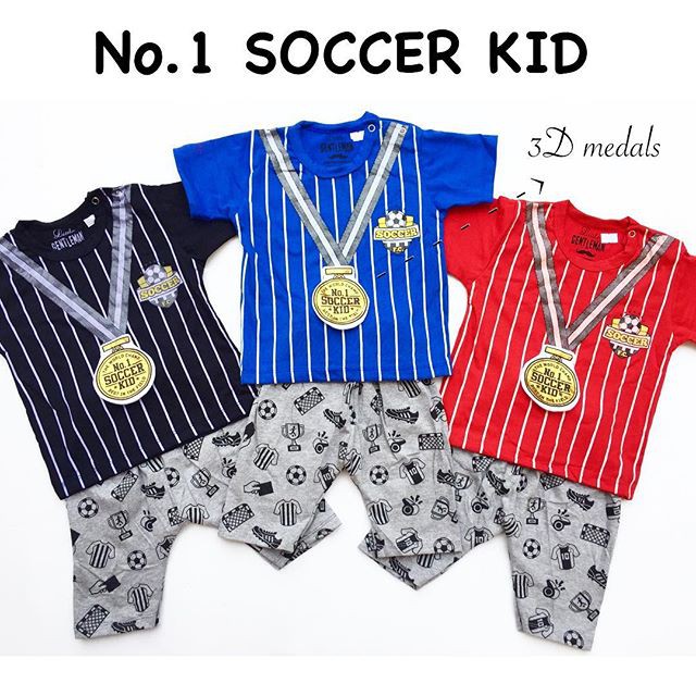 NO 1 kid Baju Setelan Kaos Celana Pergi Jalan Lucu Fashion Anak Bayi Cowok Laki Terlaris Lucu Murah