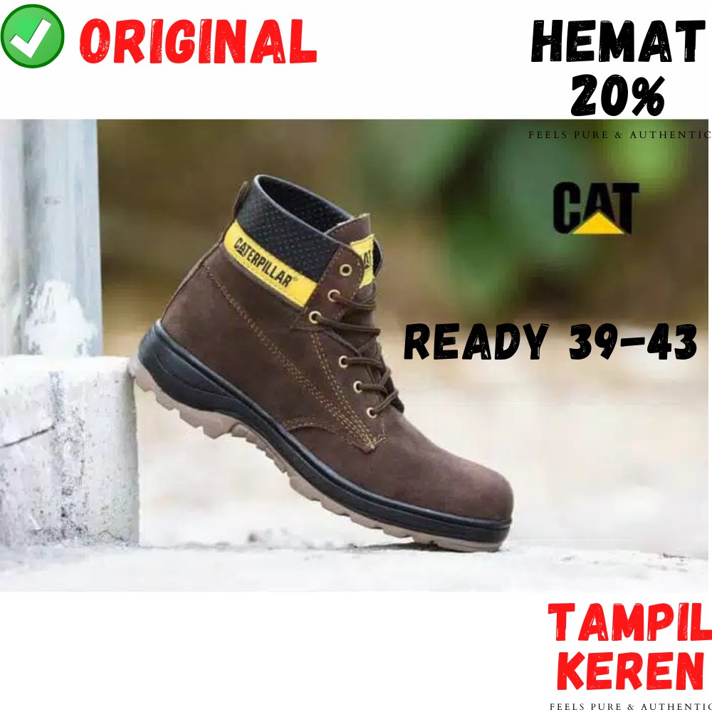[IMPORT] Sepatu pria boots casual gunung  Safety kerja CAT model terbaru