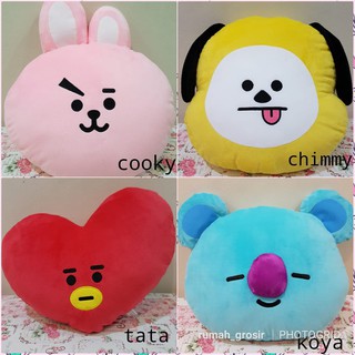 Bantal Boneka  BT21 BTS  Unofficial Tata Shooky Cooky Chimmy 