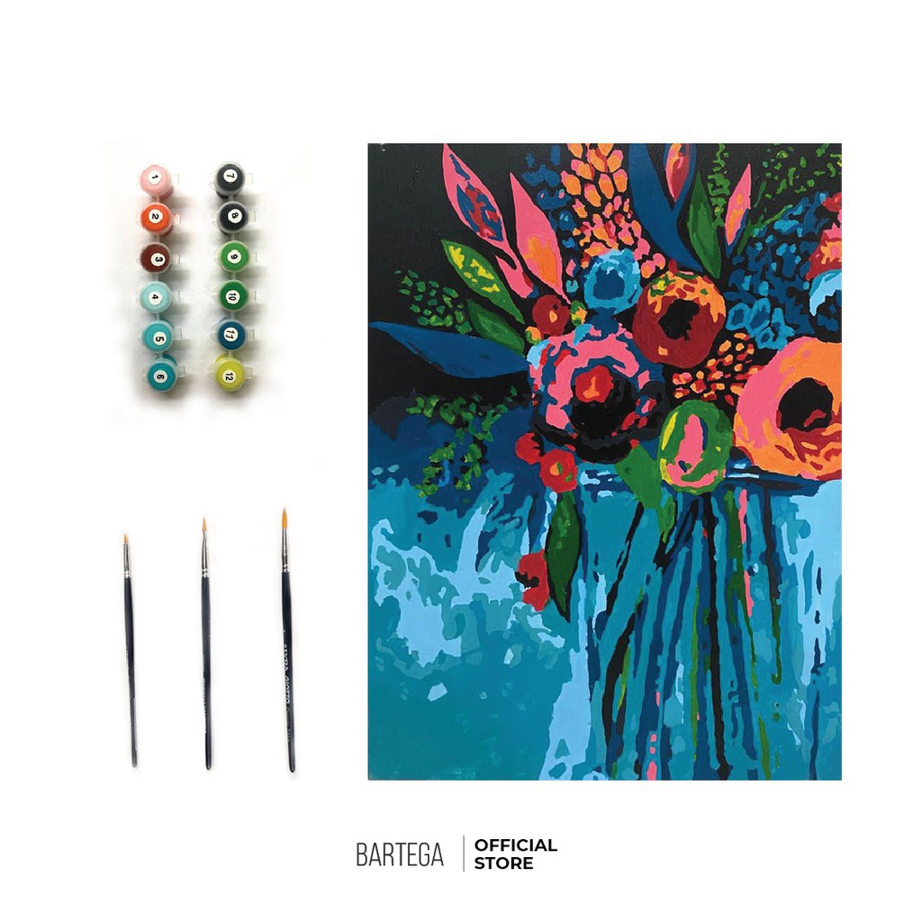 

Paint by Number - Jar of Blooms