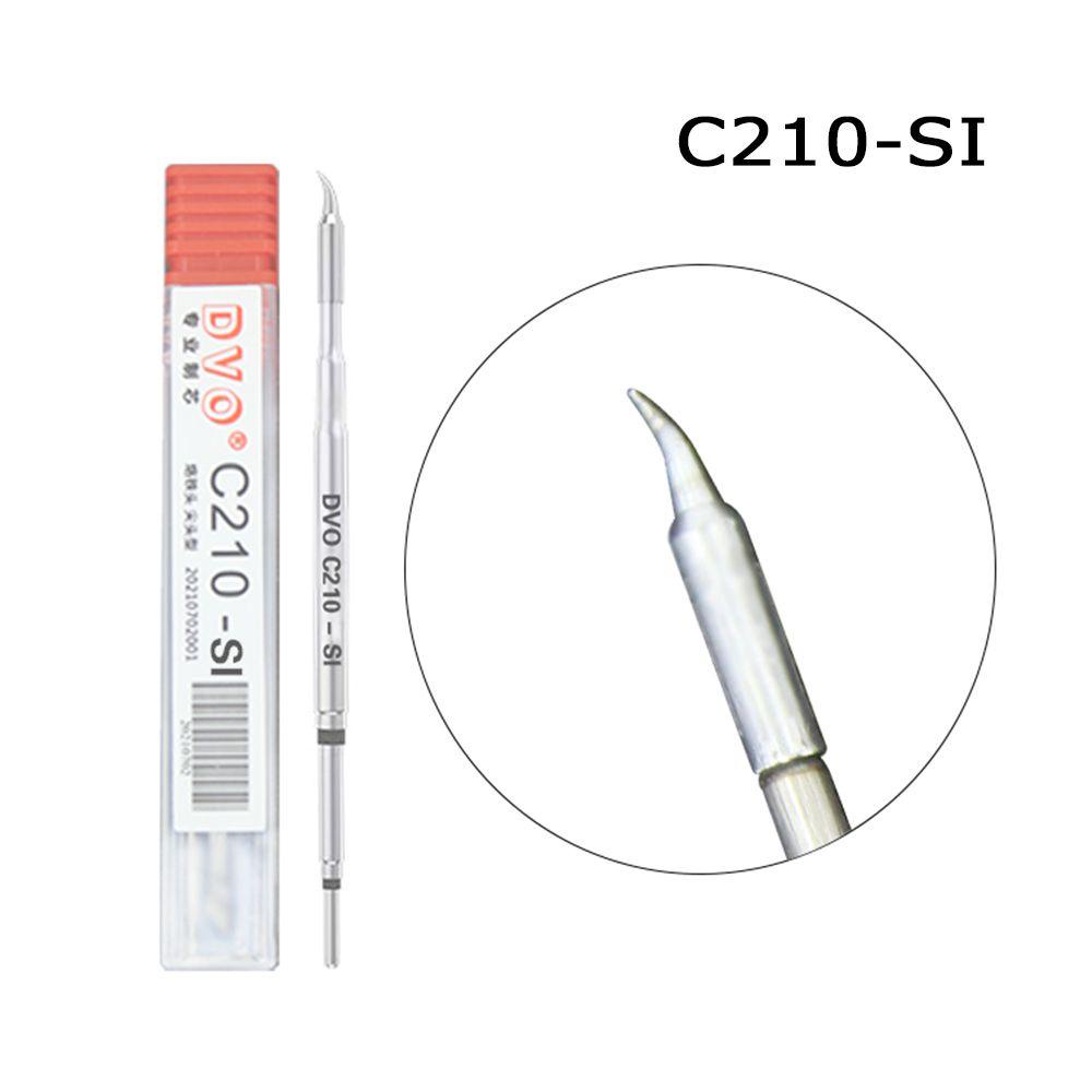 Chookyy C210 Solder Listrik Iron Tips Head Bebas Timah C210-I K SI T210 Gagang Alat Las