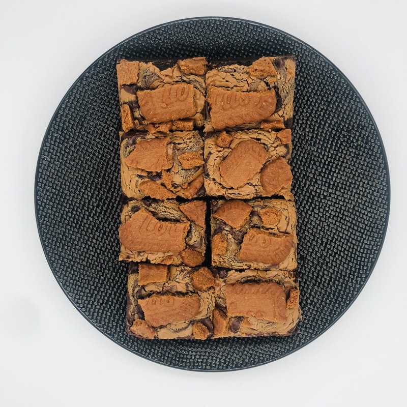 

Lotus Biscoff Brownies