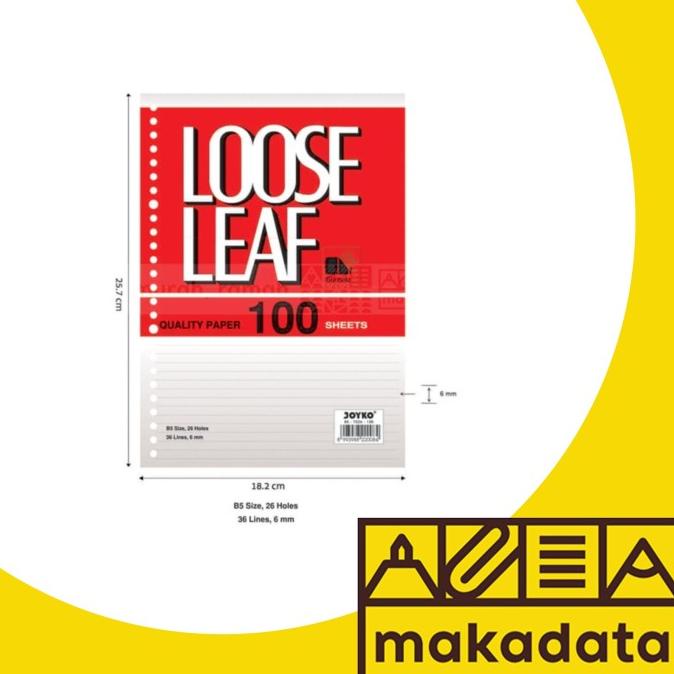 

>>>>>] KERTAS BINDER | LOOSE LEAF JOYKO B5 100 LEMBAR