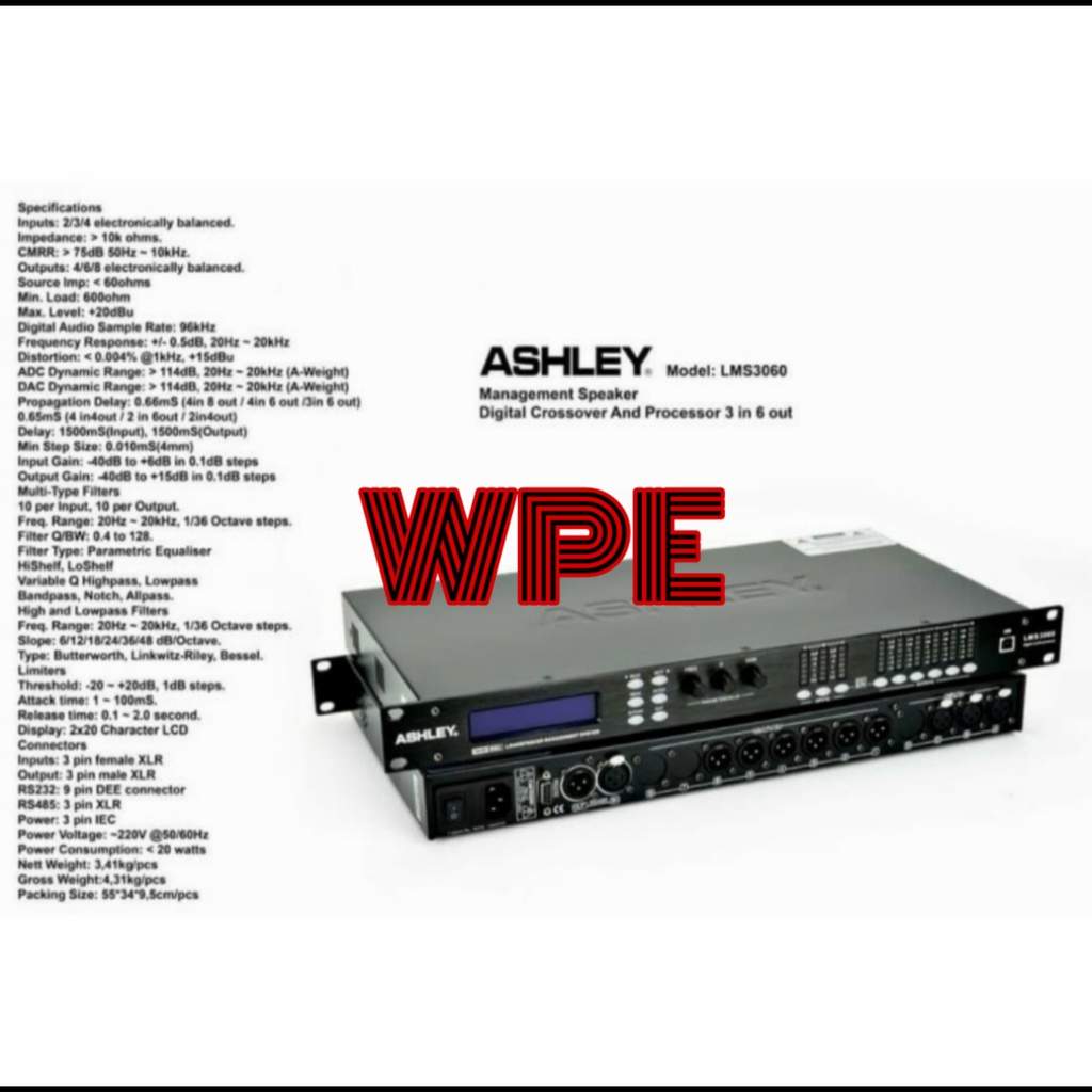 speaker management ashley lms 3060 lms3060 original