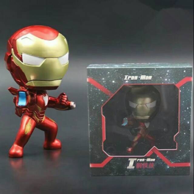 Ironman mark 50 figure cosbaby infinity wars magnetic