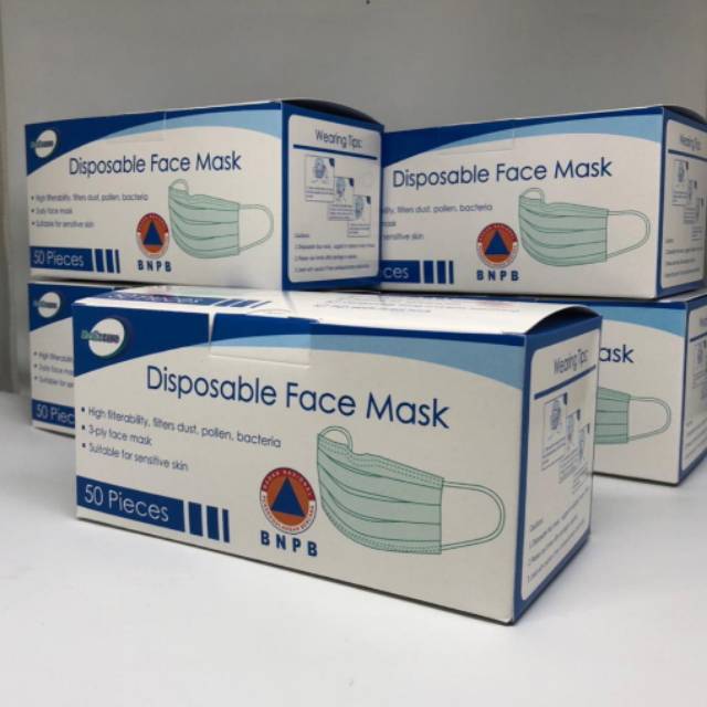 Masker Mediocare Disposable Face Mask - Masker Medis Mediocare Disposable Face Mask