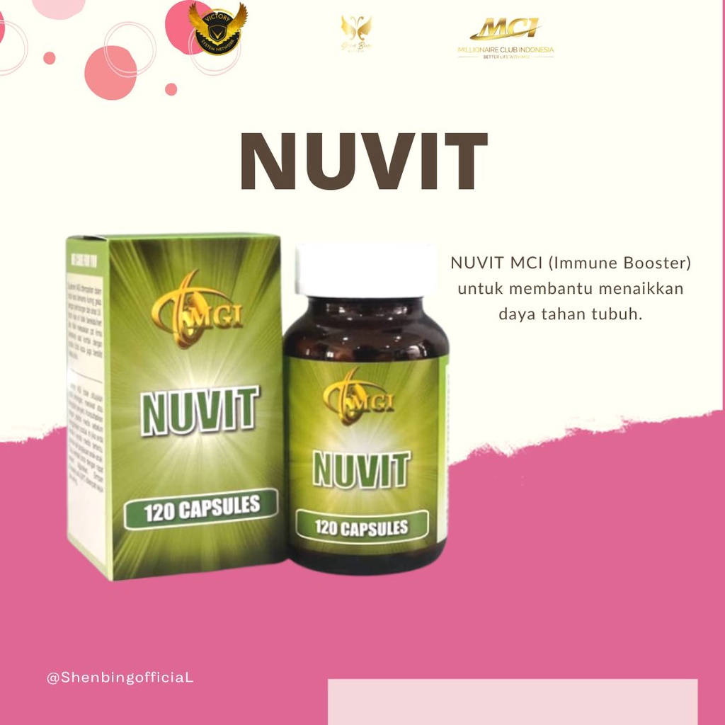 Multivitamin Immune Tubuh Vitamin daya Tahan tubuh Suplemen Imun Tubuh Anti Virus Pencegahan ORI NUV