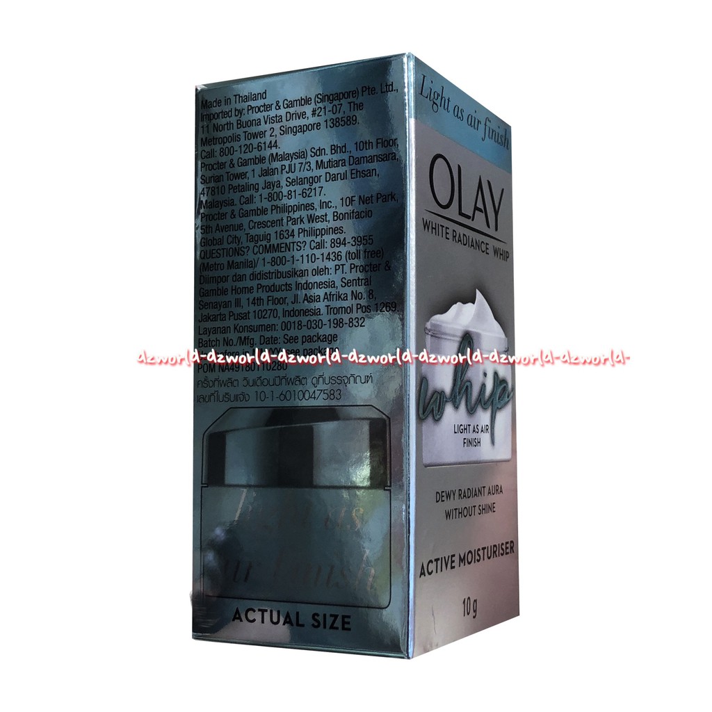 Olay White Radiance Whip Active Moisturiser 10 gr