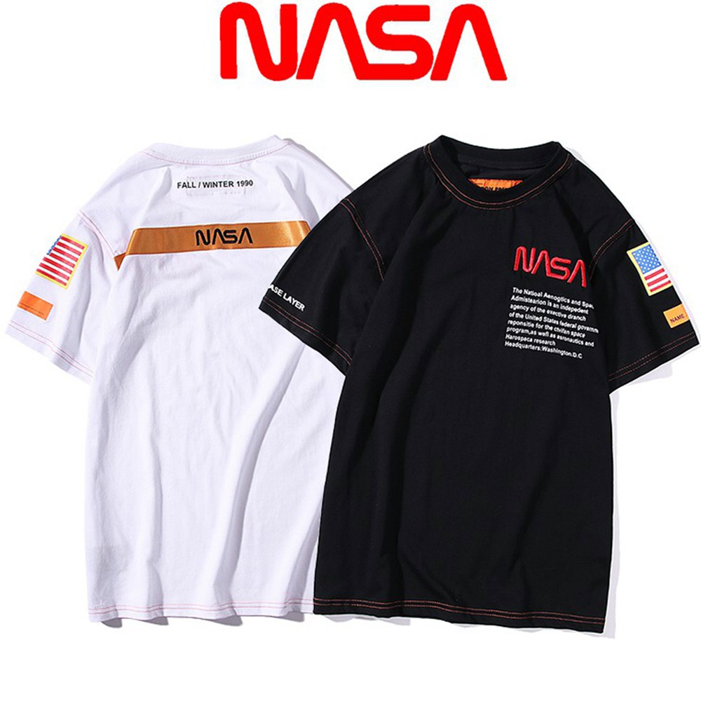  KAOS NASA  H M FULL TAG LOGO MIRROR ORIGINAL Shopee 