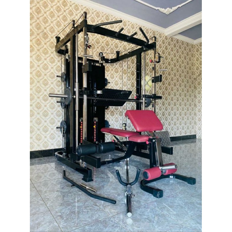 ALAT FITNES SMITH MULTIFUNGSI LIFE SPORTS MONSTER G12 KUALITAS IMPORT