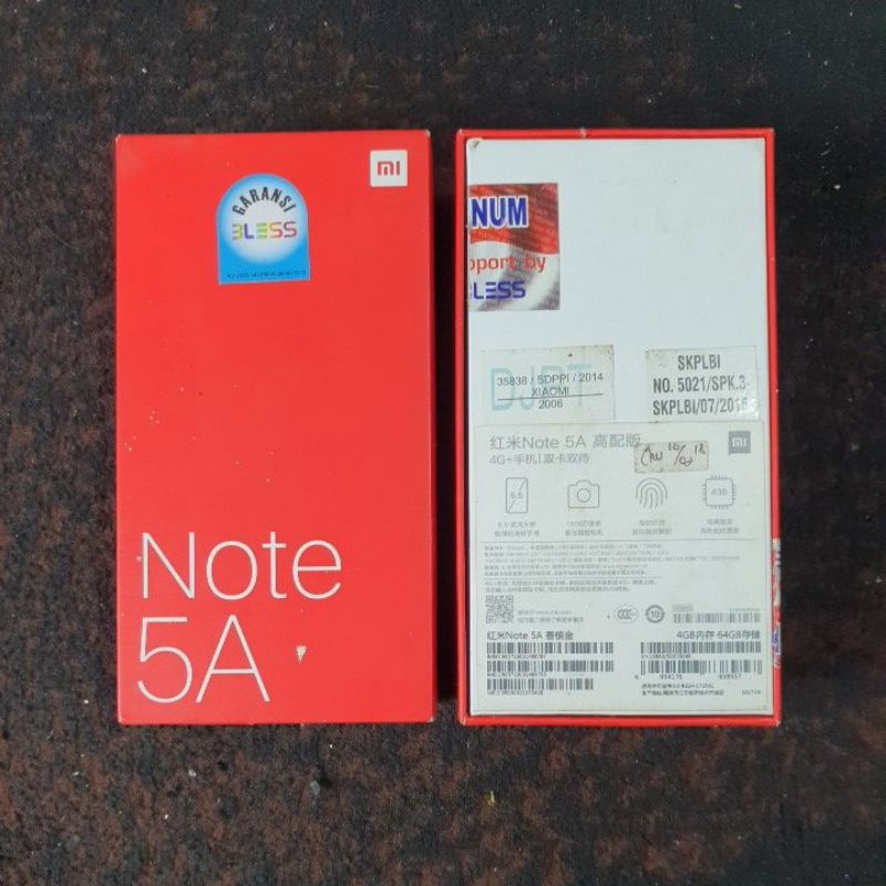 DUS BOOK KARDUS BOX XIAOMI REDMI NOTE 5A / 5A PRIME ORIGINAL COPOTAN