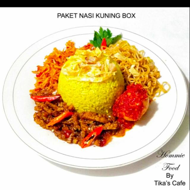 

NASI KUNING KOMPLIT _ 5 BOX @ Rp. 20.000