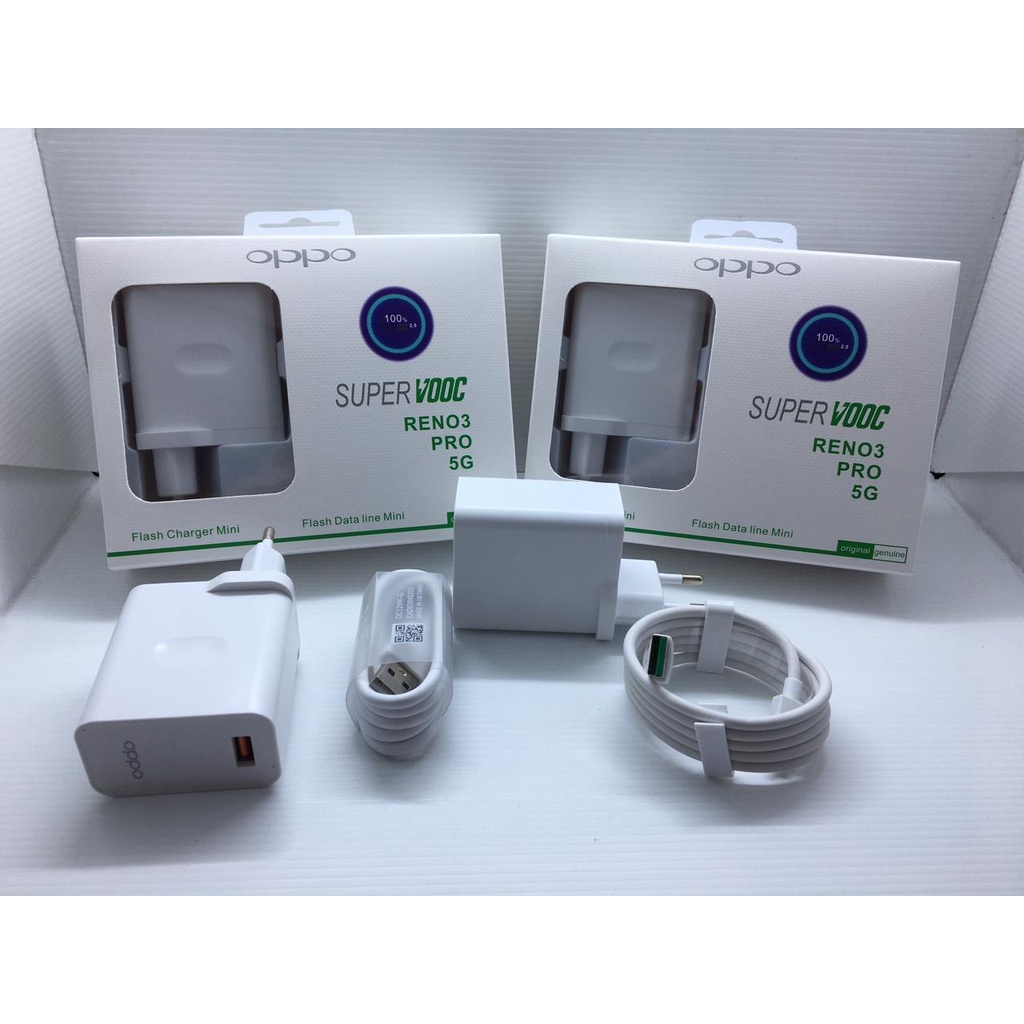 CHARGER OPPO RENO 3 VOOC 18W ORIGINAL RENO 3/RENO 4/RENO 5/ A54/ A74 OPPO