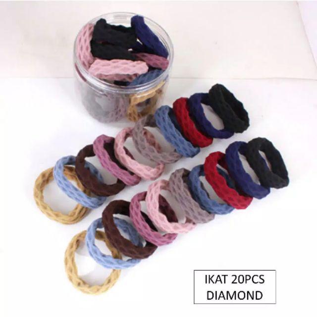 Ikat rambut / Ikat karet Tie rubber-Diamond