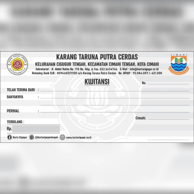 

Desain & Cetak Kwitansi