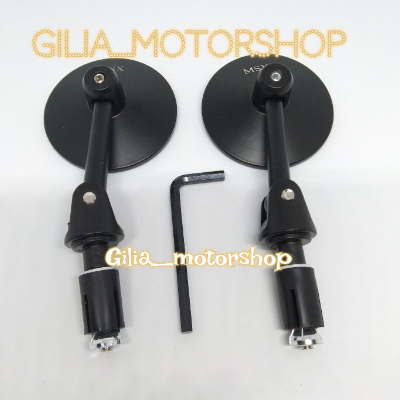 spion Jalu Bulat Kaca cembung Universal full Cnc