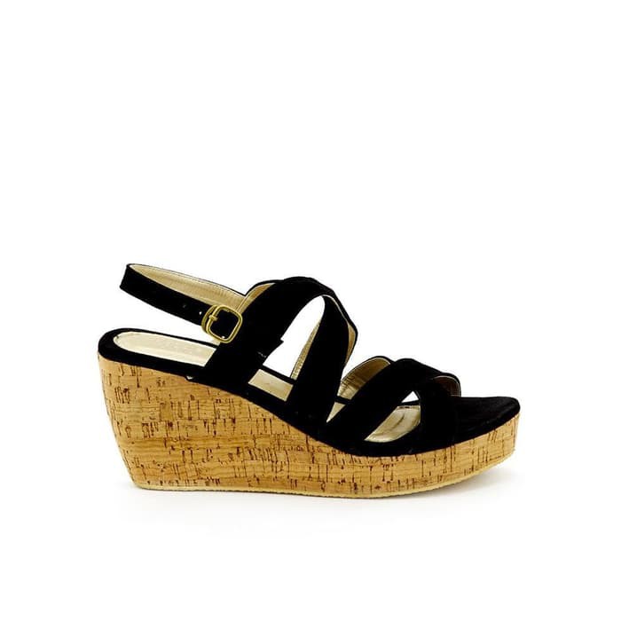 Original Sophie Martin Fashion Wanita Paris Dahlia Sandal Black 36 -