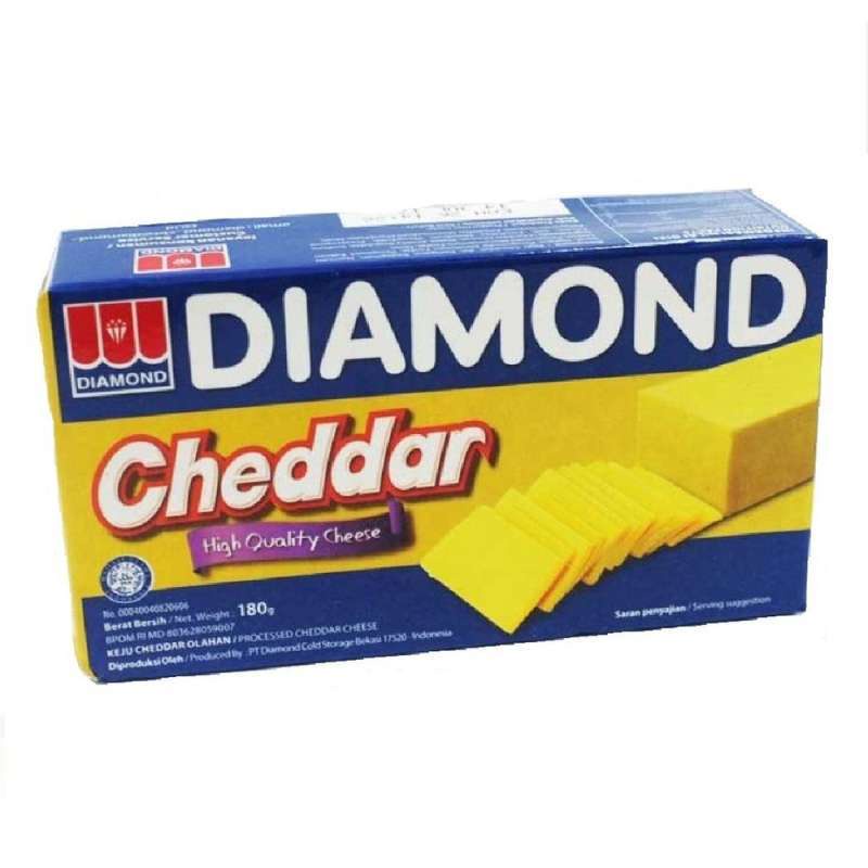 

Keju cheddar diamond 180 gram