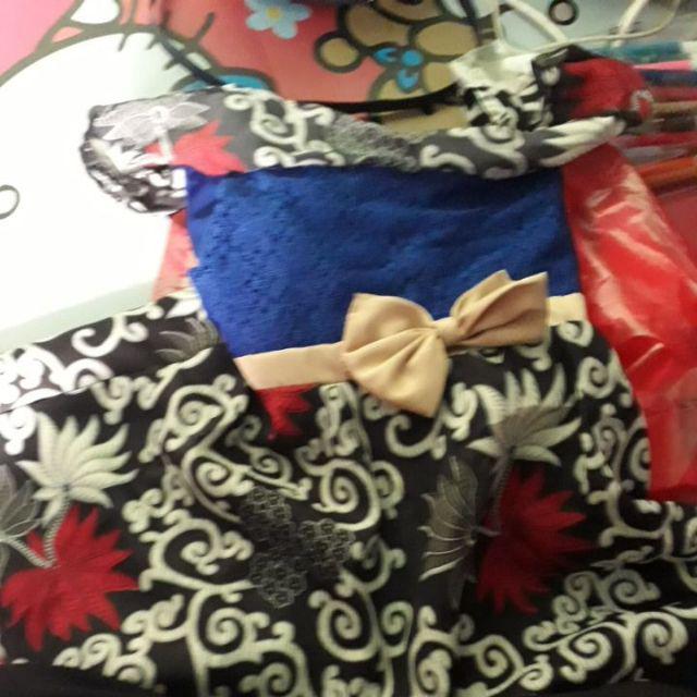 Dress Freya Batik Kids 1-2 Th / Cecil Kids No Bandana