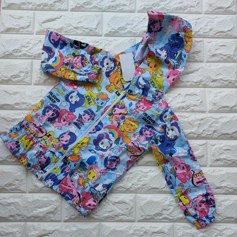 Jaket  Katun Catra Anak Perempuan 2-5 Tahun I Jaket Karakter Anak I Jaket Printing Anak 2-5 Tahun