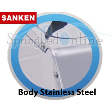 Sanken SG336SS Kompor Gas 2 Tungku Stainless Steel Body