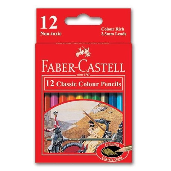

Pensil Warna Faber Castell Classic 12S