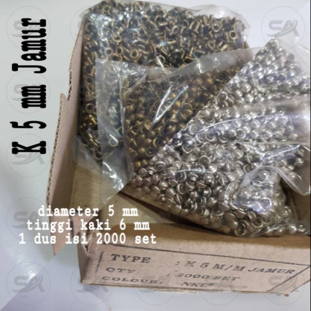 

[DUS] KELING JAMUR 5 MM F (2000 SET)