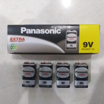 Baterei Alkaline 9 Volt Panasonic Long Lasting Lebih Tahan Lama