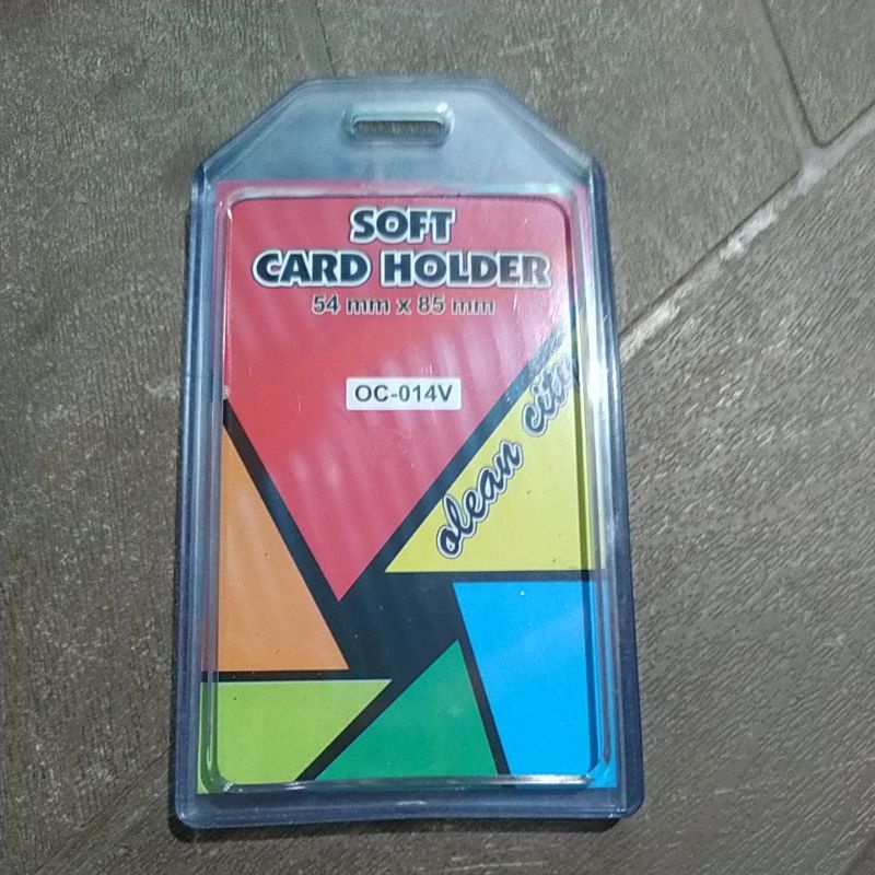 

Soft id card holder