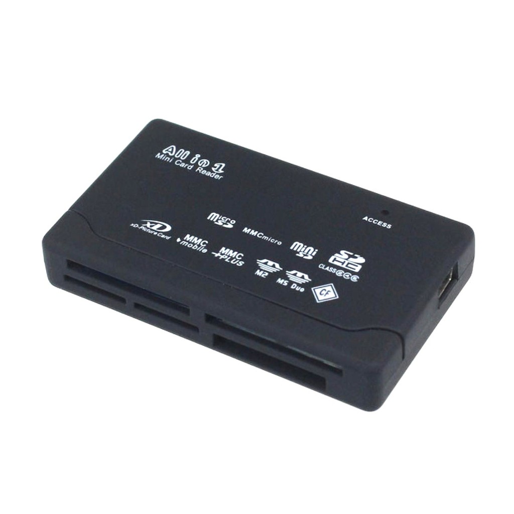 All in 1 Card Readers Writer USB Pembaca Kartu Memory Card 6 slot C08