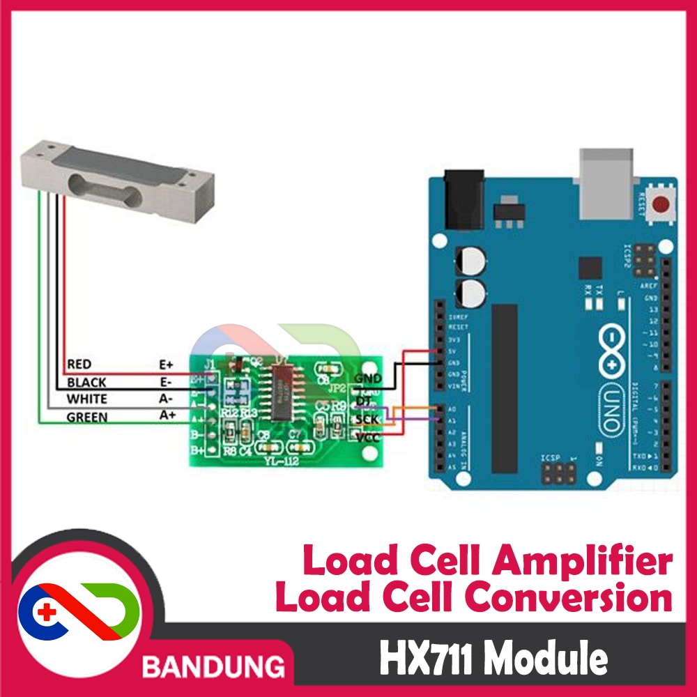 MODULE HX711 HX-711 AMPLIFIER LOAD CELL ADC CONVERTER SENSOR BERAT