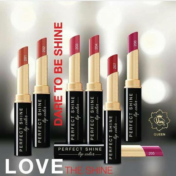 ❤ BELIA ❤ VIVA Queen Perfect Shine Lip Color Lipstik Lipstick 2.5g shades 201 - 210