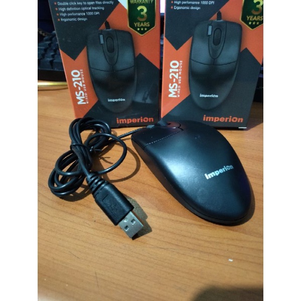 Imperion MS-210 Wired USB Mouse / Mouse Imperion MS210 Double Click